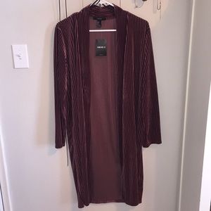 Maroon/Purple Long Sweater